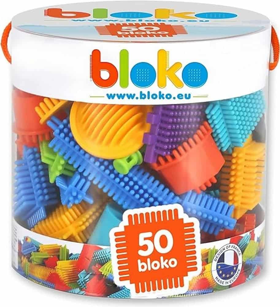 Blocs de construction Bloko Tube de 50 pièces dès 12 mois