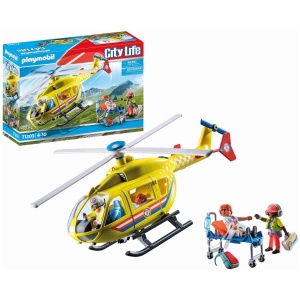 Hélicoptère de Secours Playmobil City Life - Intervention en Haute Montagne