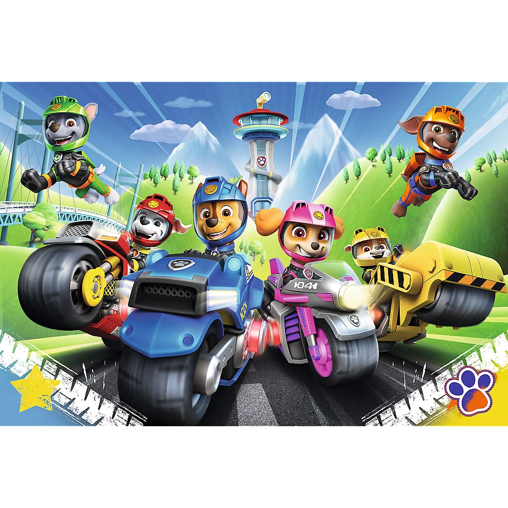 Puzzle EnfantCado Pat' Patrouille aux Motos 100 Pièces – Image 2