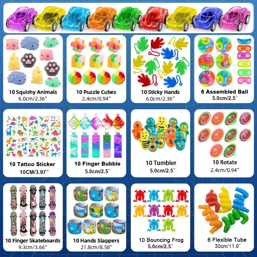Coffret Cadeau EnfantCado 122 Pièces Assortiment Jouets Gadgets – Image 4