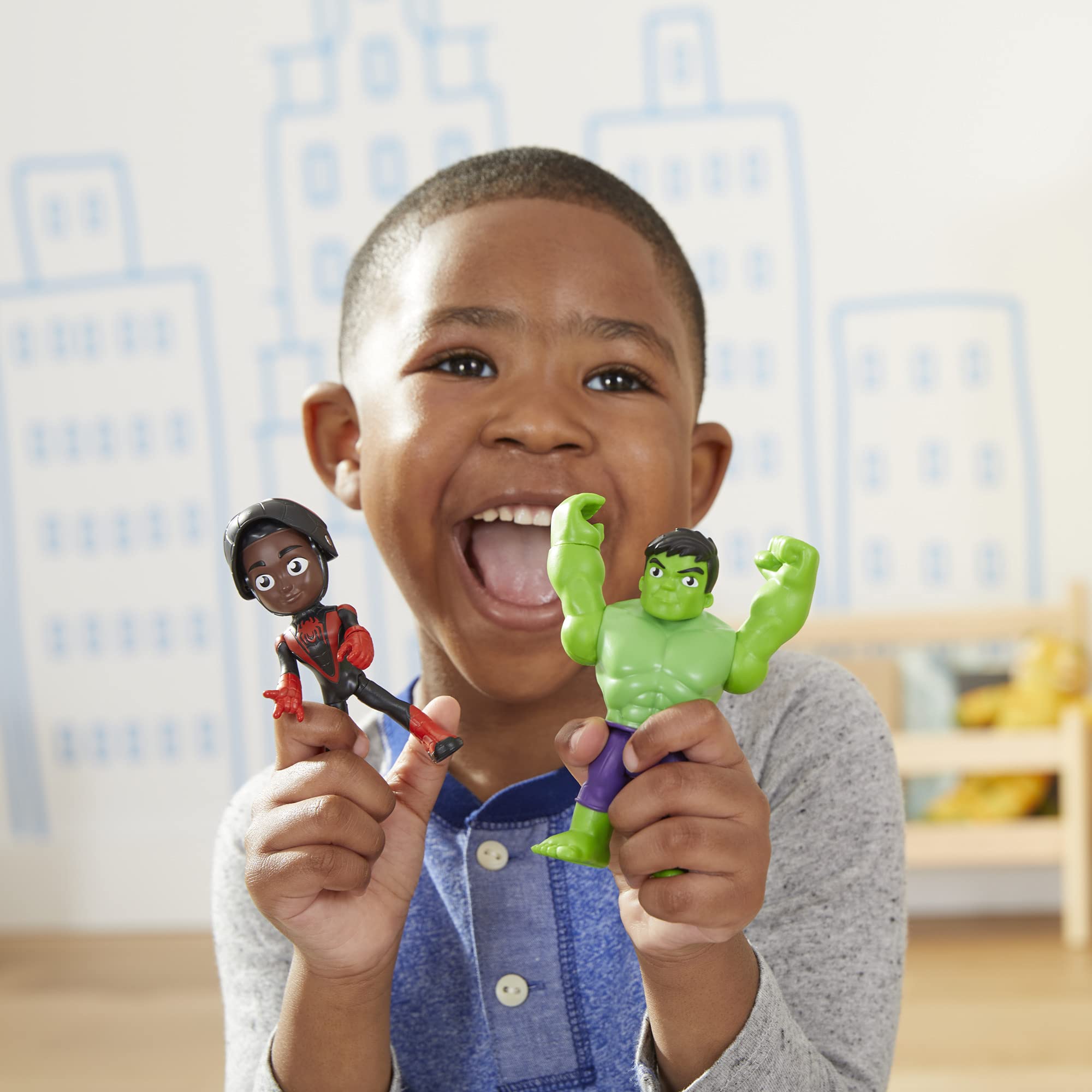 Multipack Figurines EnfantCado Spidey Identité Secrète Masques Rabattables – Image 5