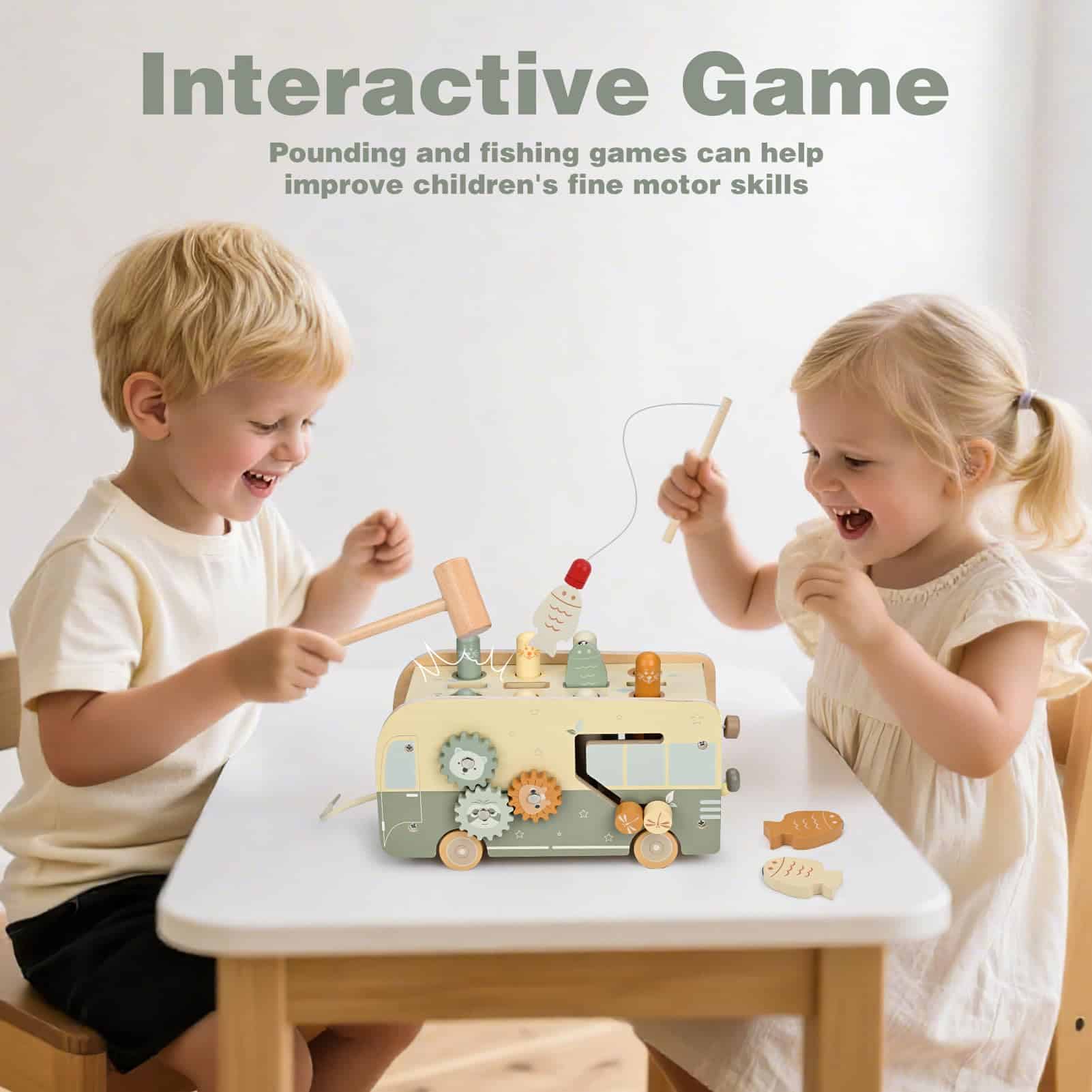 Jouet Montessori 7 en 1 Xylophone Bébé Vanplay – Image 5