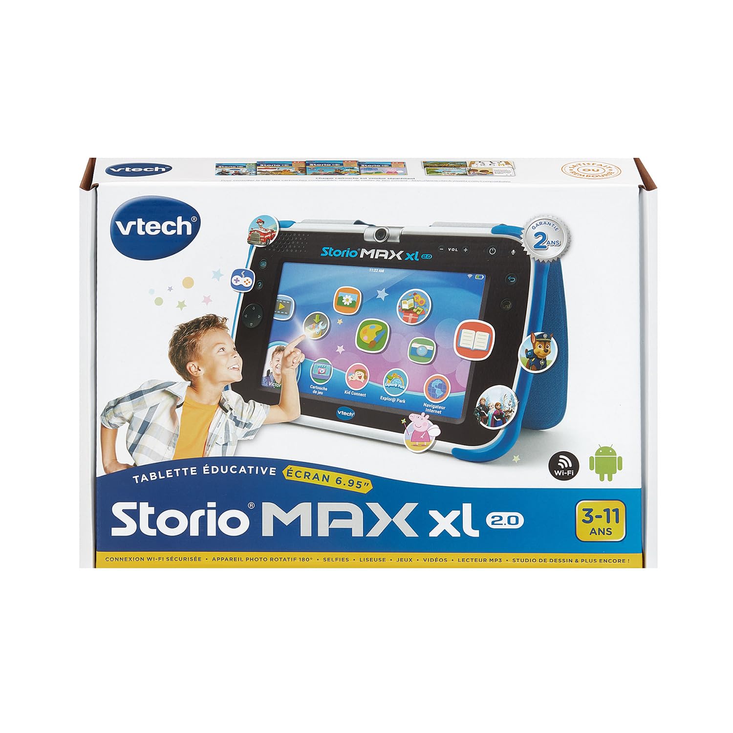 Tablette tactile éducative VTech Storio Max XL 2.0 bleue – Image 6