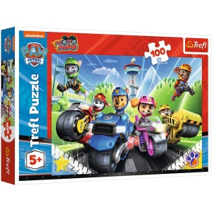 Puzzle EnfantCado Pat' Patrouille aux Motos 100 Pièces