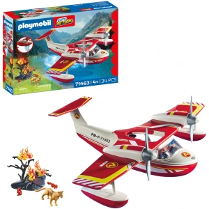 Playmobil 71463 Hydravion avec Pompier Action Heroes