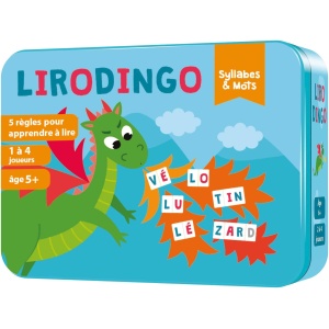 Jeu de société Asmodee Aritma LiroDingo Syllabes et Mots
