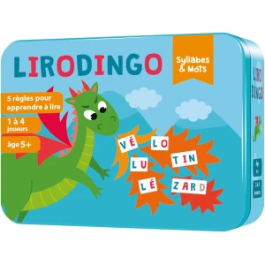 Jeu de société Asmodee Aritma LiroDingo Syllabes et Mots