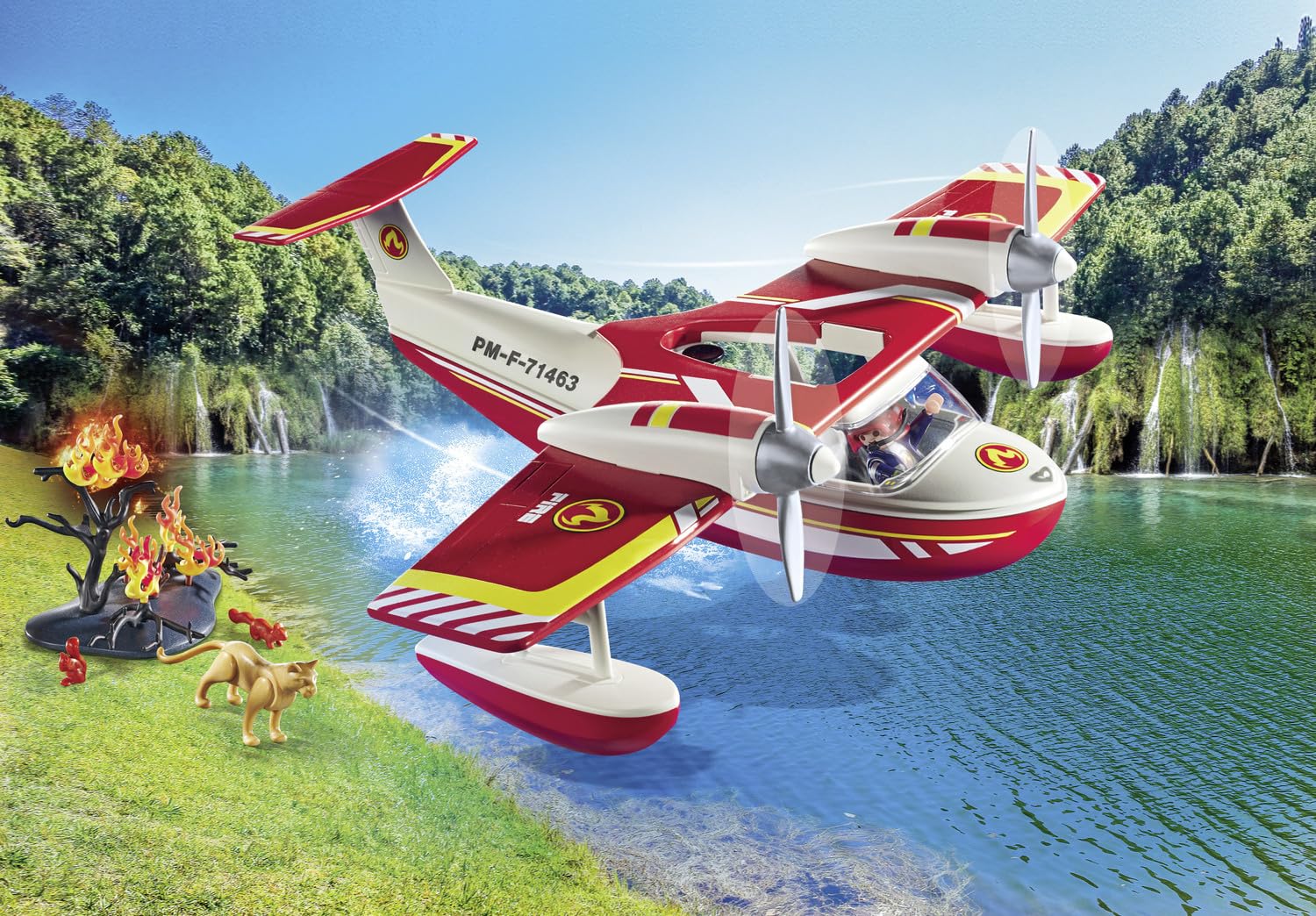 Playmobil 71463 Hydravion avec Pompier Action Heroes – Image 3
