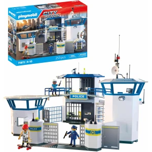 Centre de Commandement de la Police Playmobil Action Heroes avec Figurines et Accessoires