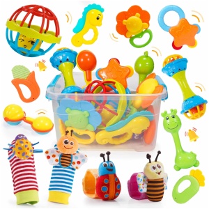 Hochet Bébé EnfantCado 0-12 Mois Montessori