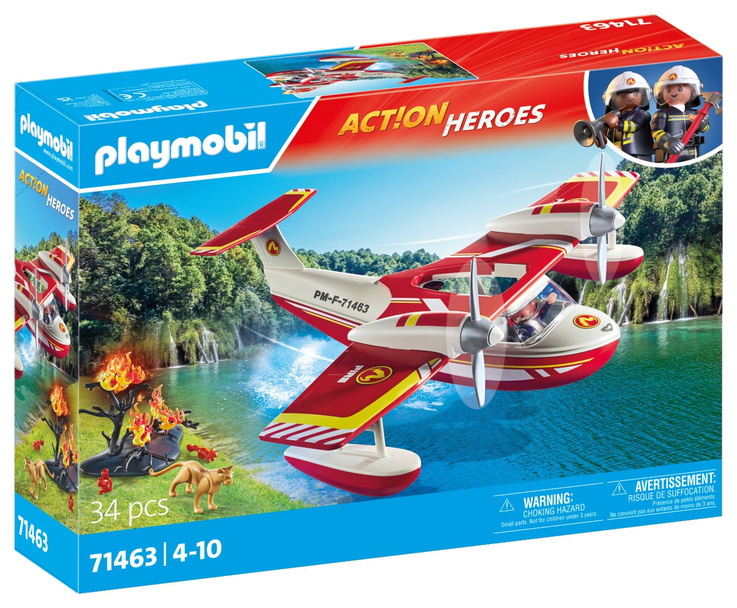Playmobil 71463 Hydravion avec Pompier Action Heroes – Image 2