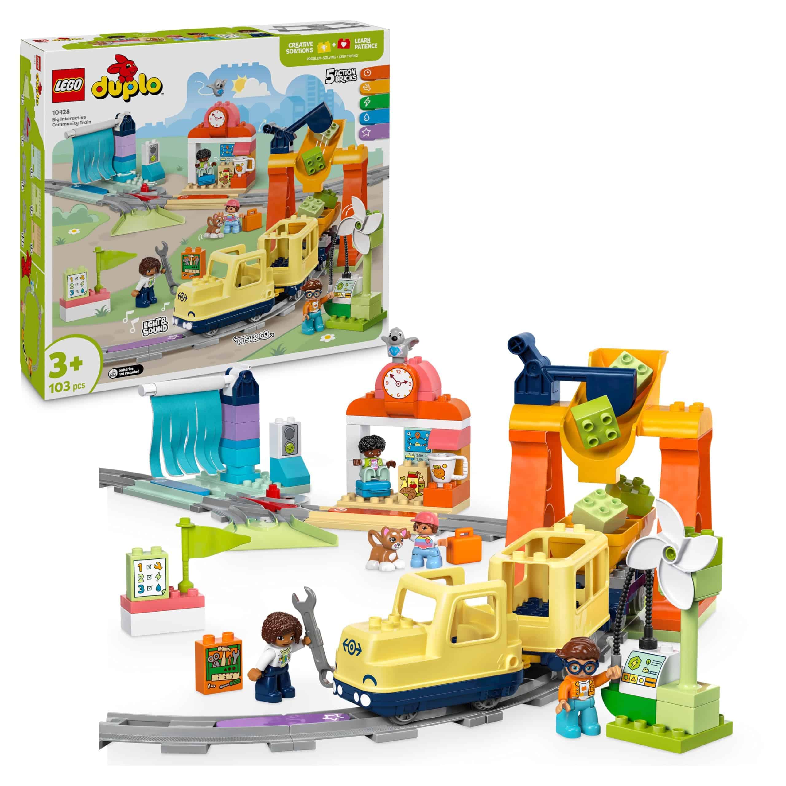 Train Communautaire Interactif EnfantCado LEGO Duplo Push&Go