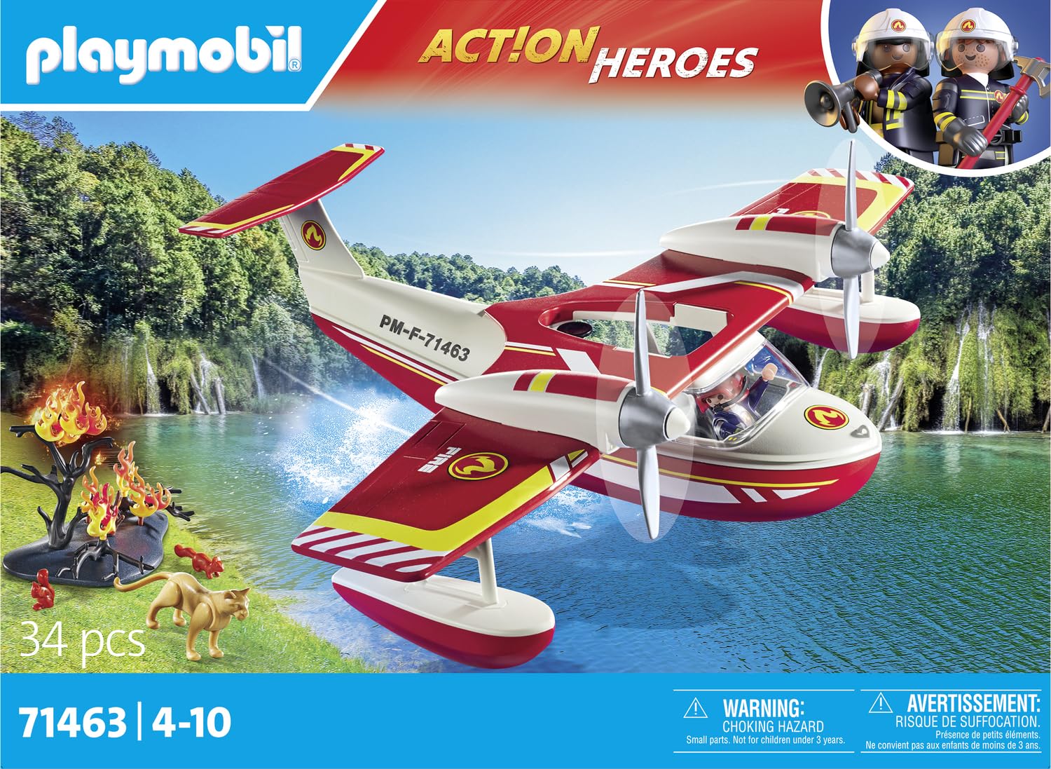 Playmobil 71463 Hydravion avec Pompier Action Heroes – Image 4