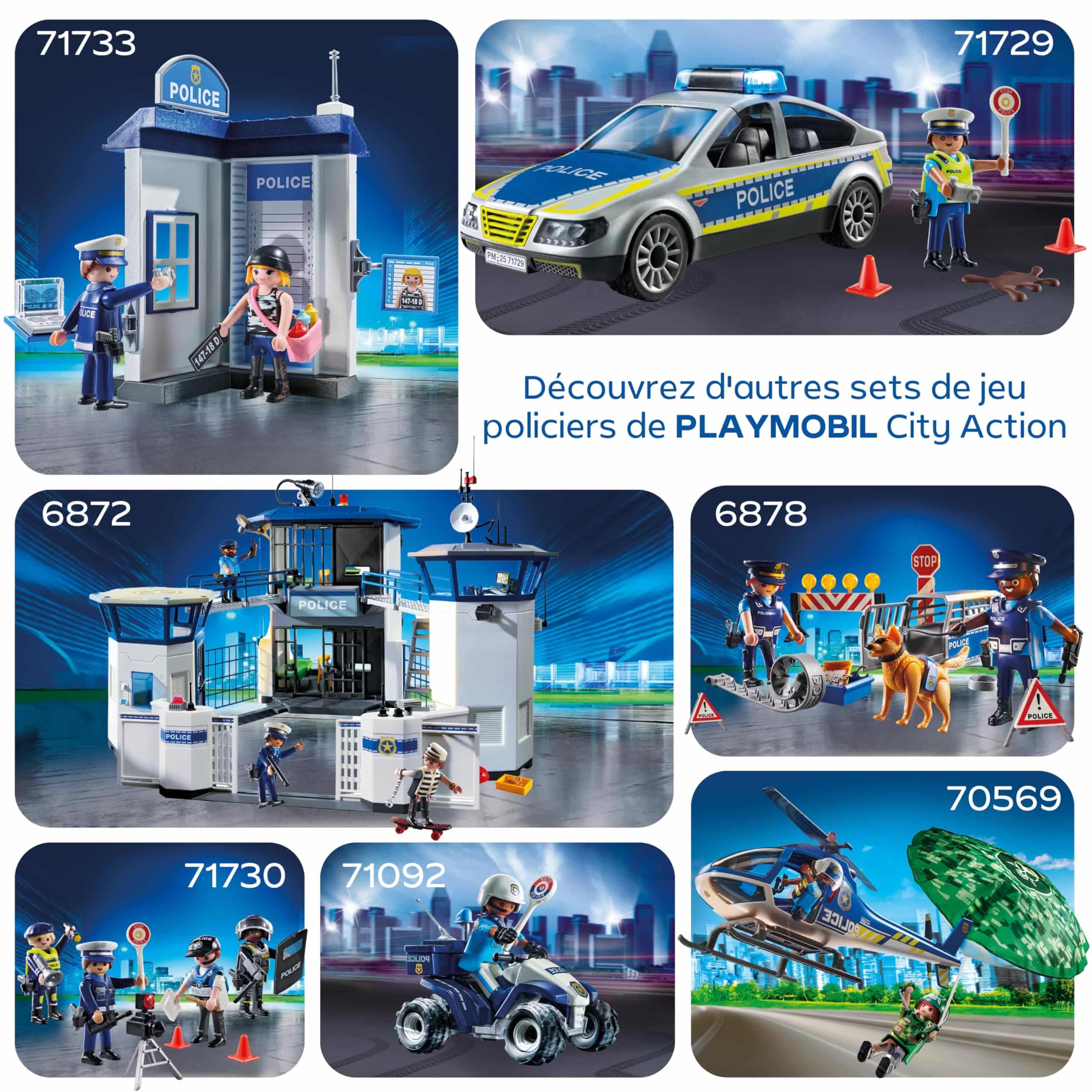Centre de Commandement de la Police Playmobil Action Heroes avec Figurines et Accessoires – Image 5