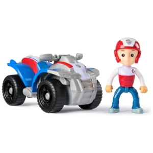 Quad Pat Patrouille 15 cm de Ryder avec figurine amovible, 52 % plastique recyclé