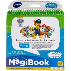Vtech magibook paw patrol livre educatif enfant niveau 2