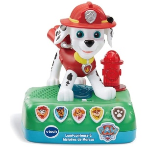 Vtech   pat' patrouille, lumi conteuse à histoires de marcus, boîte