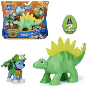 Camion de recyclage Rocky Pat'Patrouille avec figurine et dinosaure