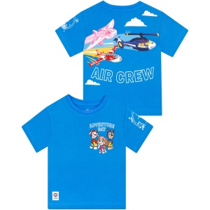 T-shirt Pat'Patrouille Garçon Chase Marshall Skye Coton