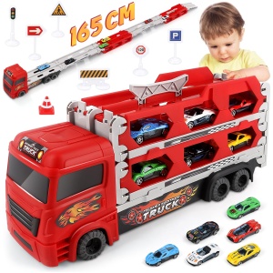 Camion Transporteur Pliable Pat'Patrouille avec 6 Voitures