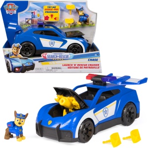 Véhicule Interactif Chase Pat'Patrouille - Voiture Figurine Mission Détective