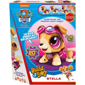 Jeu de Construction Stella Pat'Patrouille - Build A Bot Robot Interactif 20 Pièces