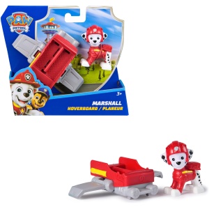Figurine Marshall Pat'Patrouille Action Pups avec Hoverboard Ailes Pliantes