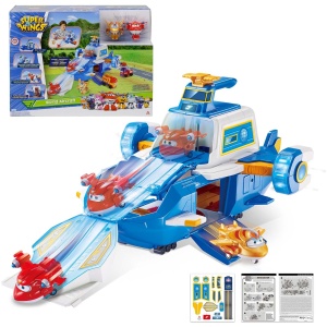 Aéroport Super Wings Saison 5 avec 2 Figurines TAB - Jouet Enfant 3-8 Ans