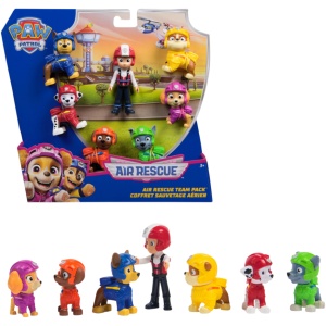 Coffret 7 Figurines Air Rescue Pat'Patrouille - Chase, Marcus, Stella
