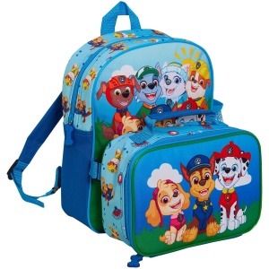 Sac à dos + sac déjeuner Pat' Patrouille : ensemble 2 pièces