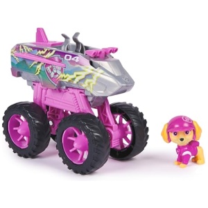 Avion transformable Stella Rescue Wheels Pat'Patrouille, monster truck à roues surdimensionnées