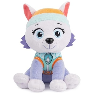 Peluche Everest Pat'Patrouille GUND, la husky des neiges, 23 cm