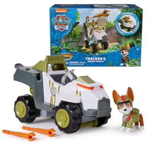 Véhicule Pat'Patrouille Jungle de Tracker avec figurine et lanceur