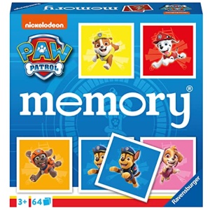 Grand Memory Pat'Patrouille Ravensburger, 64 cartes et 32 paires